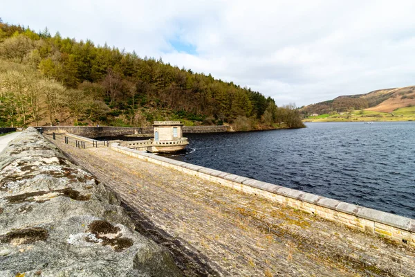 Περπάτημα Στο Derwent Valley Water Board Στο Peak District Ηνωμένο — Φωτογραφία Αρχείου