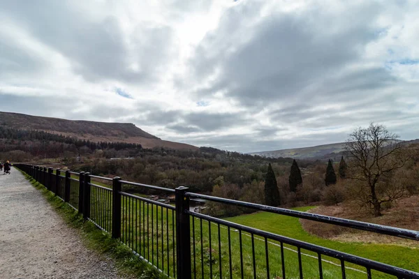 Wandern Auf Dem Derwent Valley Water Board Peak District — Stockfoto