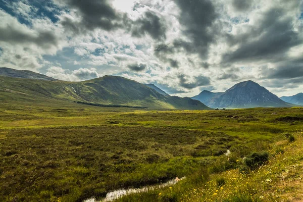 Scotland Glen Etive James Bond Skyfall Road —  Fotos de Stock