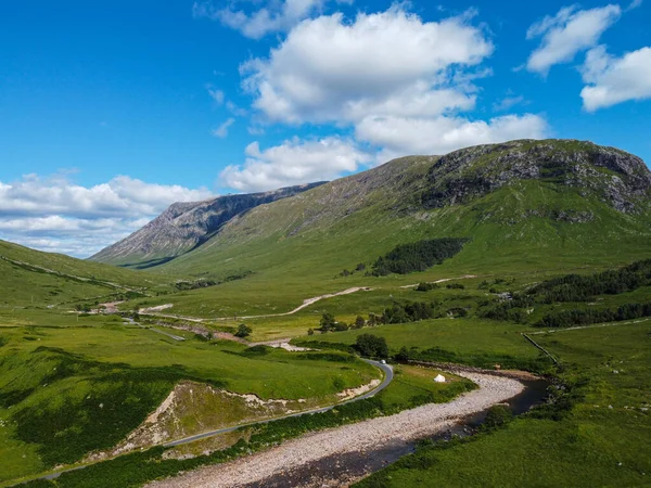 Scotland Glen Etive James Bond Skyfall Road Royalty Free Stock Obrázky