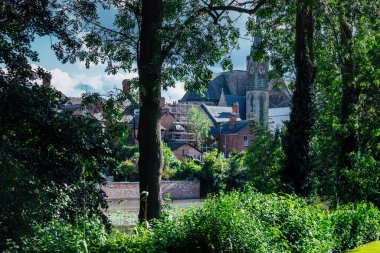 Royal Lemington Spa / İngiltere - 6 / 2021, yürüyüş ve gezici güzellik şehri.