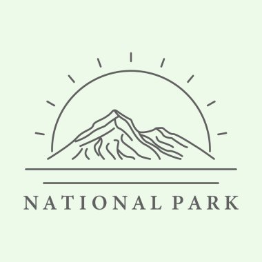 Ulusal parktaki görkemli bir dağın manzarası, turizm broşürleri, web siteleri ve seyahat yayınları için ideal.