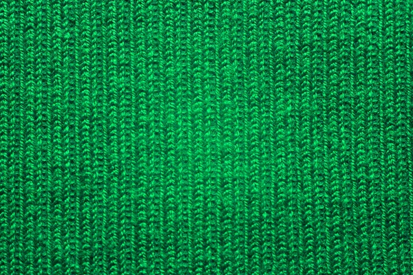 Látka zelený. Staré pletení, textury, pozadí, detail — Stock fotografie
