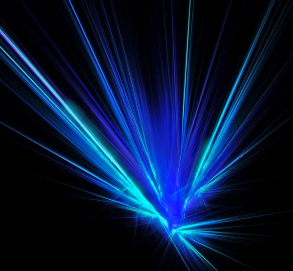 Lazer ışın ayna yüzey yansıtır ve çeşitlenen ray şeklinde parlar grev