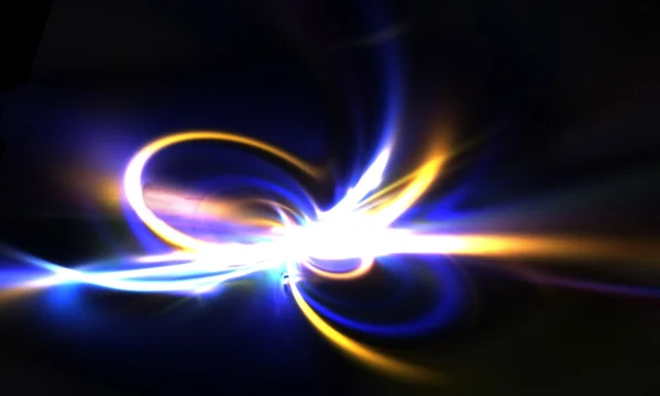 Escena borrosa abstracta que representa una tormenta magnética de nebulosa astronómica. Arte fractal gráfico — Foto de Stock