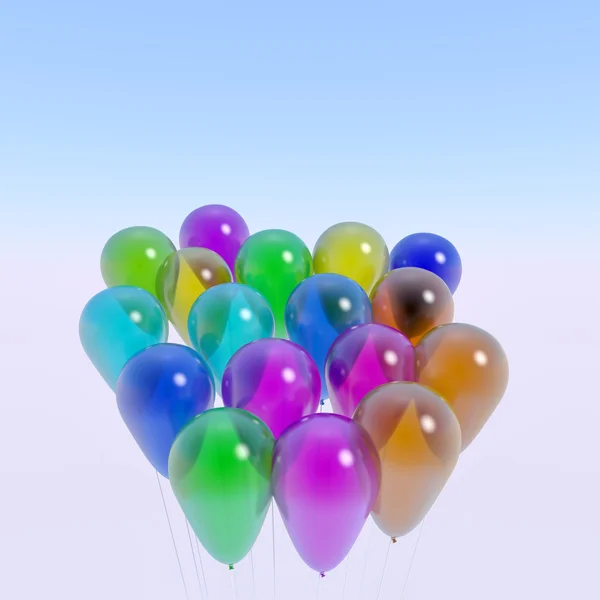 Lot de ballons transparents — Photo