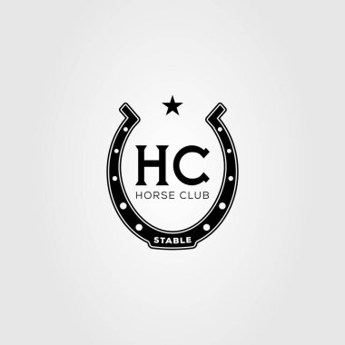 at nalı kararlı logo vektör çizimi tasarımı