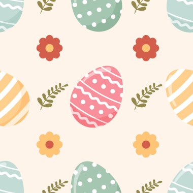 Kusursuz Paskalya yumurtaları. Tekstil, duvar kağıdı veya baskı tasarımı için mükemmel.