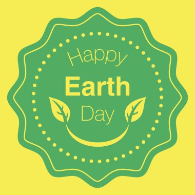 mutlu Dünya günü yazı arka plan illüstrasyon