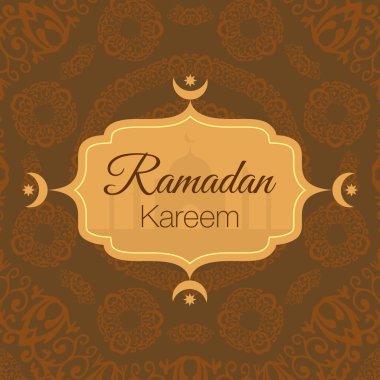 Ramazan kareem illüstrasyon