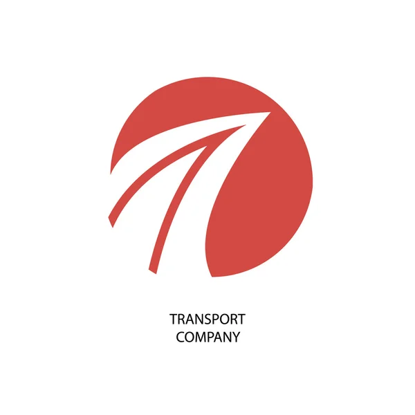 Logotipo da empresa de transporte — Vetor de Stock