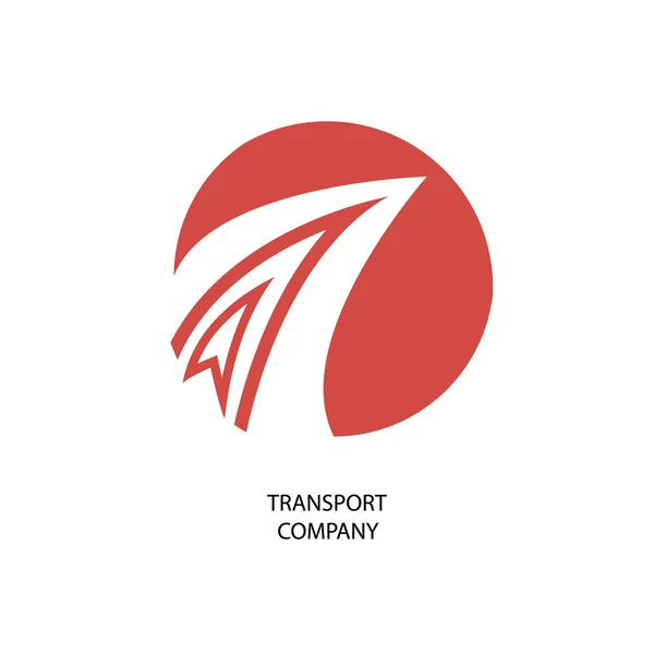 Logotipo da empresa de transporte — Vetor de Stock