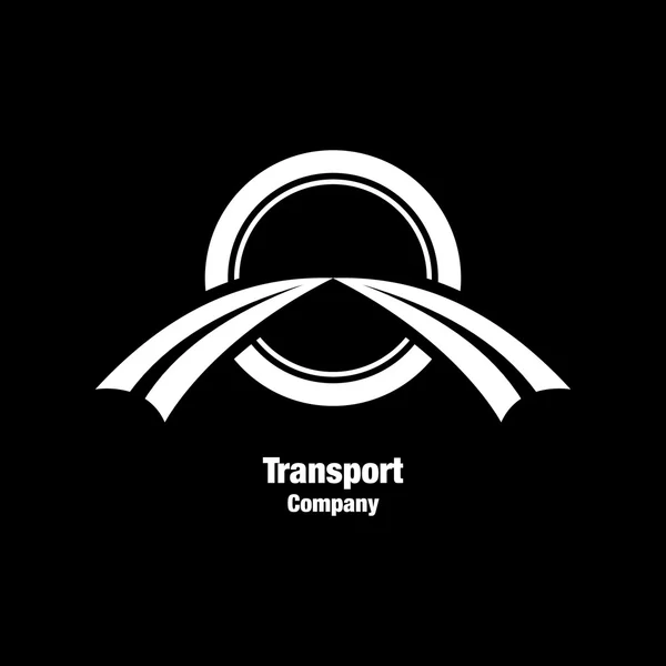 Logotipo da empresa de transporte — Vetor de Stock