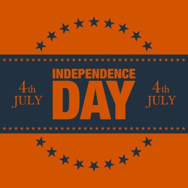 Bağımsızlık günü arka plan ile vektör çizim