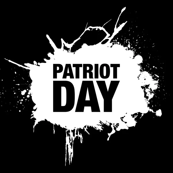 Patriot Day Grußkarte Hintergrund — Stockvektor