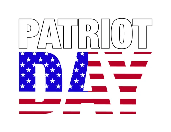 Patriot Day Grußkarte Hintergrund — Stockvektor