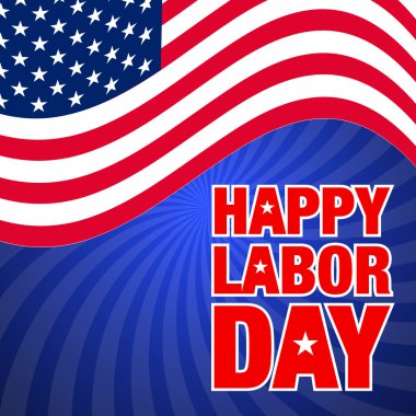 mutlu İşçi Bayramı arka plan illüstrasyon