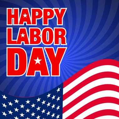 mutlu İşçi Bayramı arka plan illüstrasyon