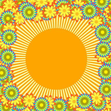 Elle çerçeve çizim şekil