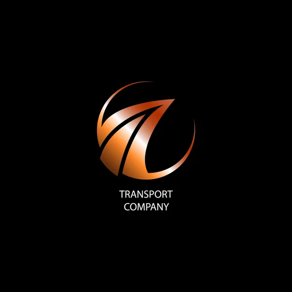Transportasi logo perusahaan - Stok Vektor