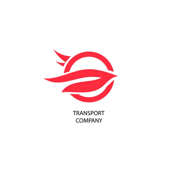 插图与运输公司徽标 — 图库矢量图片