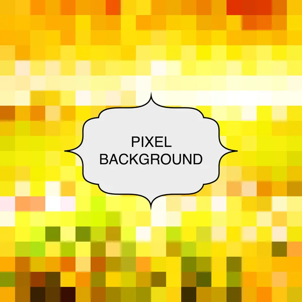 Illustration with pixel background — Stock vektor