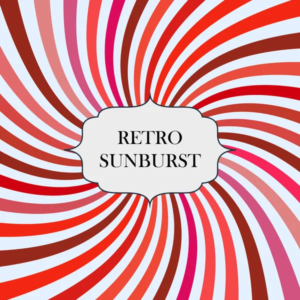 Retro sunburst arka plan illüstrasyon