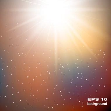 güneş ışığı arka plan illüstrasyon