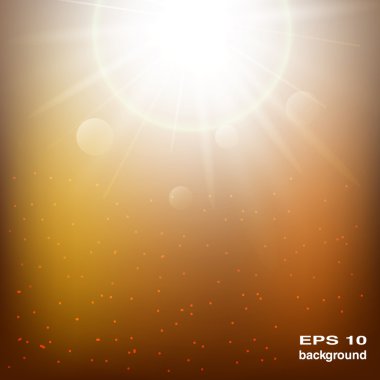 güneş ışığı arka plan illüstrasyon