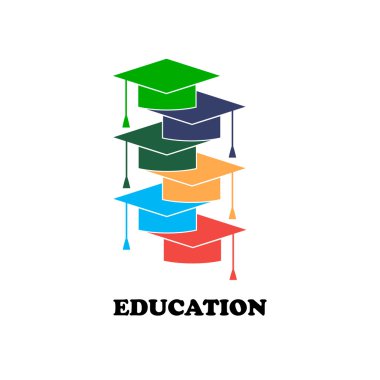 Eğitim öğeleri arka plan illüstrasyon