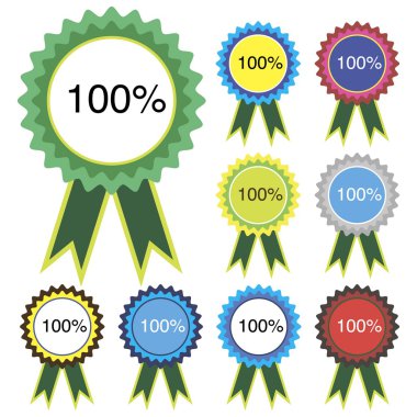 illüstrasyon ile rozet koymak