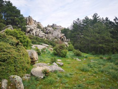 Madrid pınarındaki dağlar