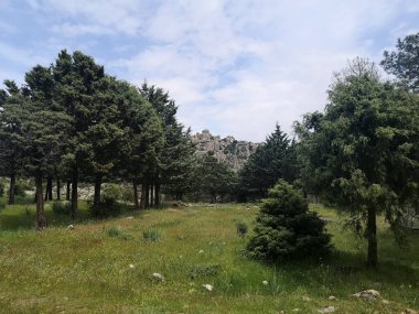 Madrid pınarındaki dağlar