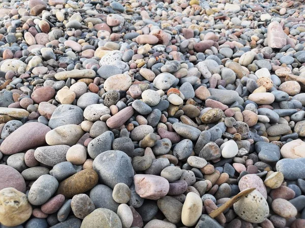 Tapete Aus Mediterranen Kieselsteinen — Stockfoto