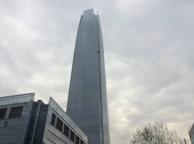 Santiago de Chile 'deki iş bölgesi