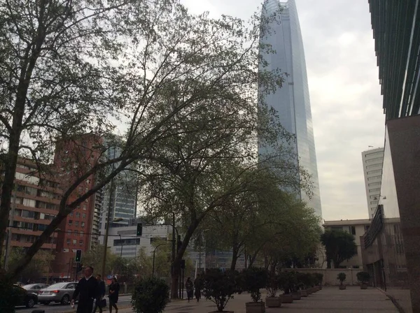 Business District Santiago Chile — Stock Photo, Image