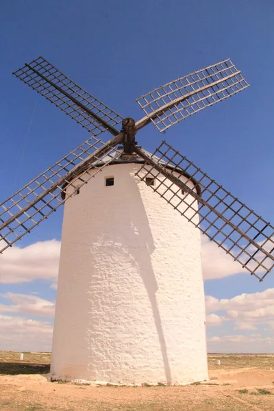 Традиційні Вітряні Млини Кіхот Кастилії — стокове фото