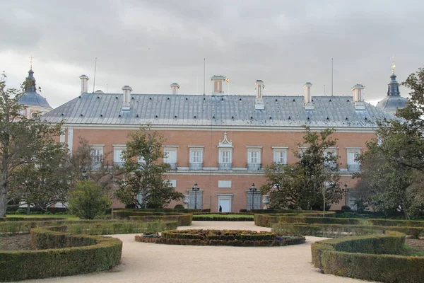 South Madrid Aranjuez Royal Palace Gardens Stock Photo