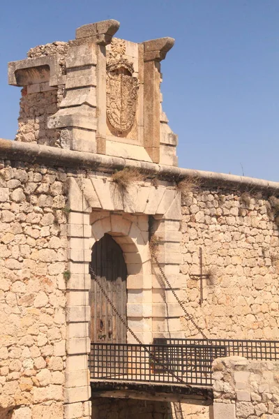 Madrid Deki Chinchon Kalesi Kalıntıları — Stok fotoğraf