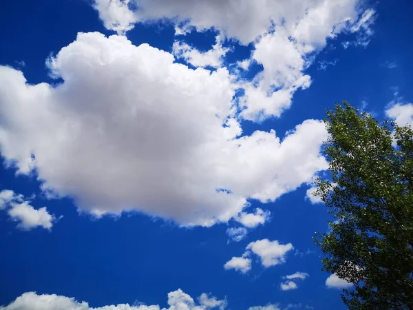 Céu Nublado Mostoles Sul Madrid — Fotografia de Stock