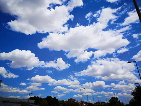 Langit Mendung Mostoles Selatan Madrid — Stok Foto