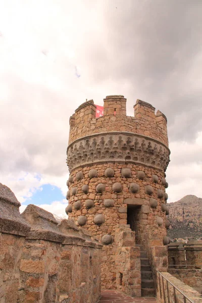 Alte Mittelalterliche Burg Von Manzanares Madrid — Stockfoto