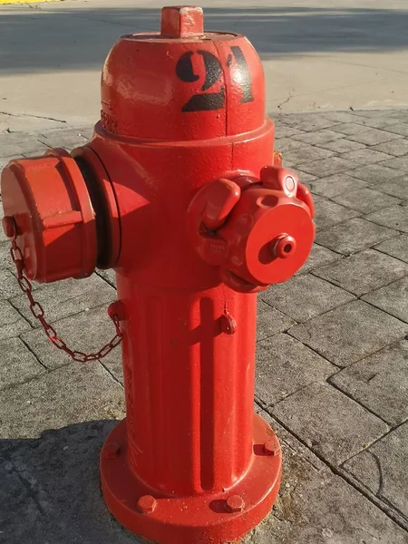 Proteção Abastecimento Água Hidrante Fogo — Fotografia de Stock