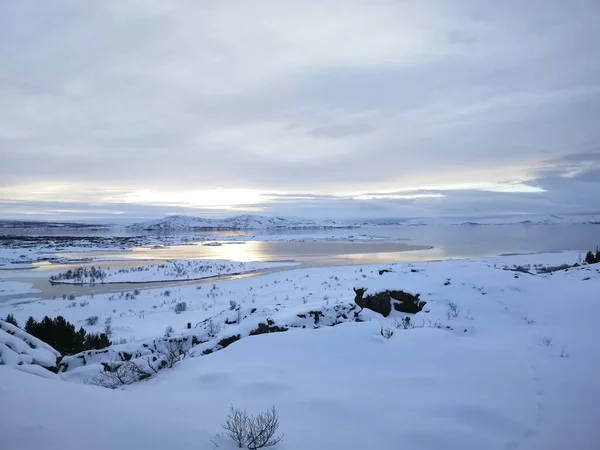 Zlanda Dondurucu Güneş Doğumu — Stok fotoğraf