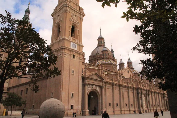 Zaragoza Cathedral Pilar — Fotografia de Stock
