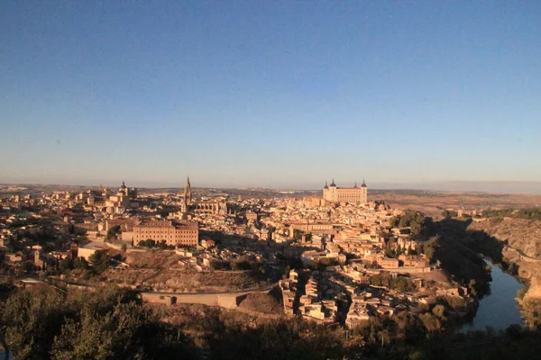 Vistas Antigua Ciudad Medieval Toledo — Foto de Stock