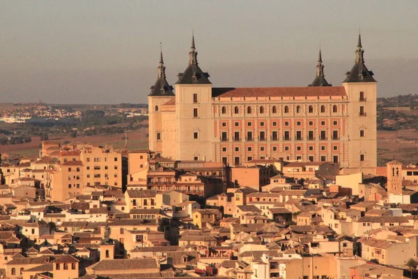 Alcazar Architecture Medieval City Toledo — Fotografia de Stock