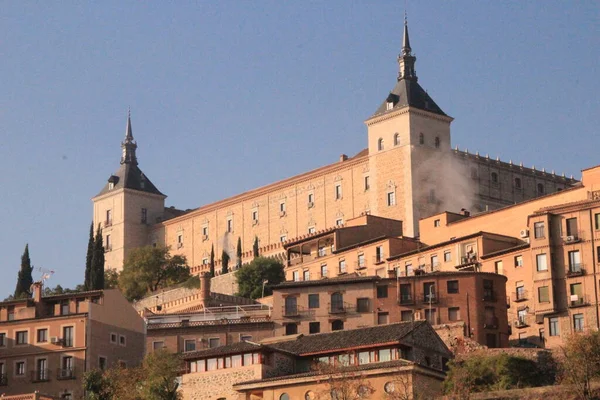 Alcazar Architecture Medieval City Toledo — Fotografia de Stock