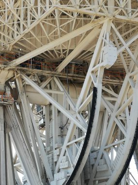 Radio antenna for space investigation