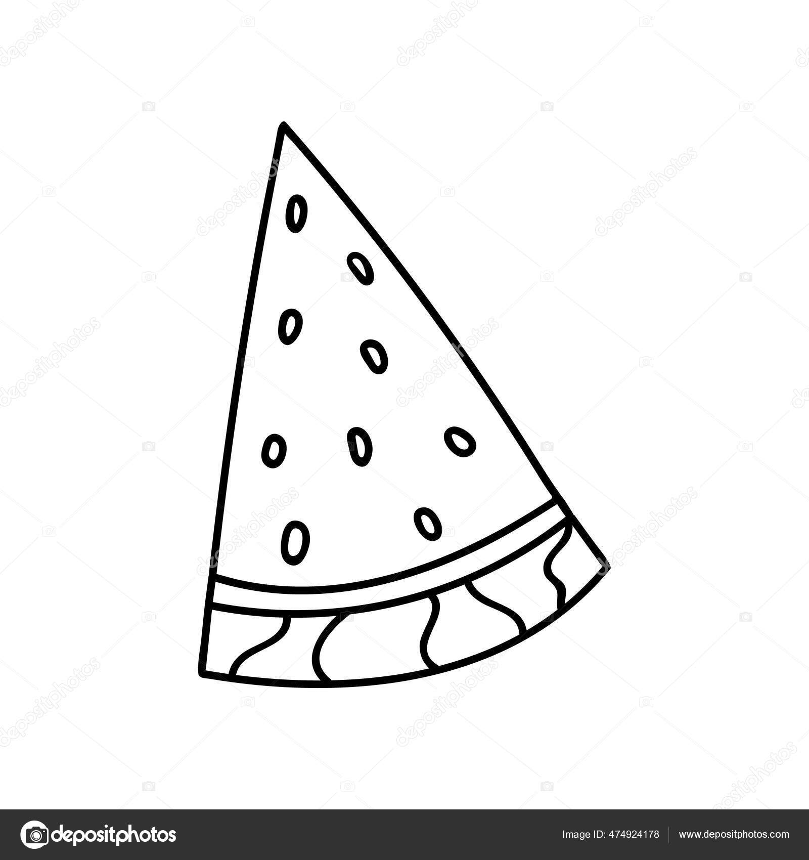 Niedliche Und Lustige Handgezeichnete Vektor Doodle Sommer Wassermelone Vektorgrafik Lizenzfreie Grafiken C Tivikovanastya 474924178 Depositphotos